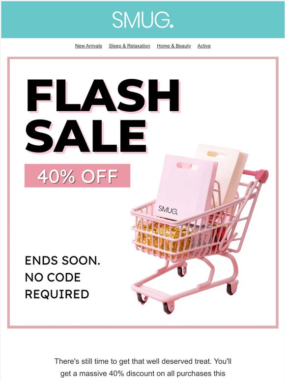 40% off everything ENDS SOON!