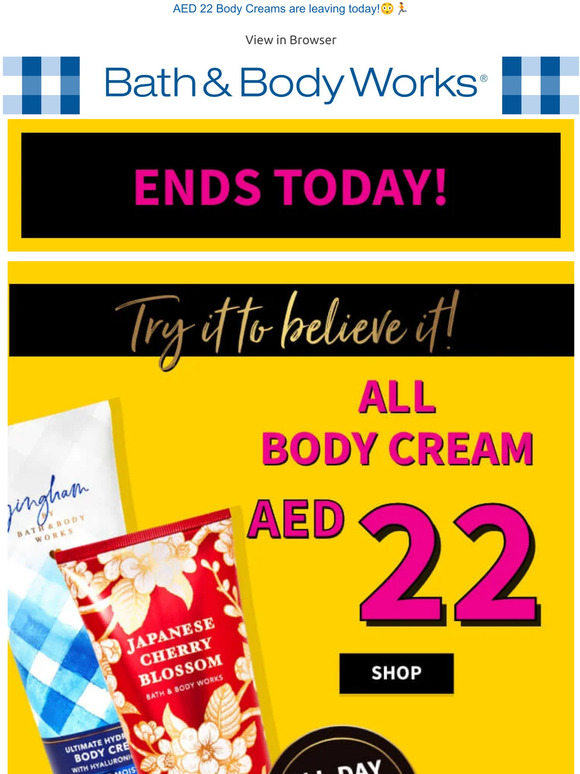 Bath & Body Works UAE Attention, Please!!💚 Milled