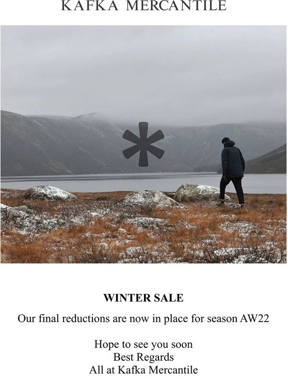 Winter Sale Final Reductions | Kafka Mercantile