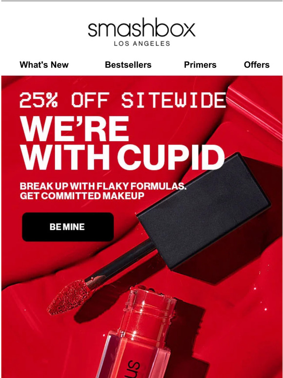 Hey, here's 25% off for Vday💌