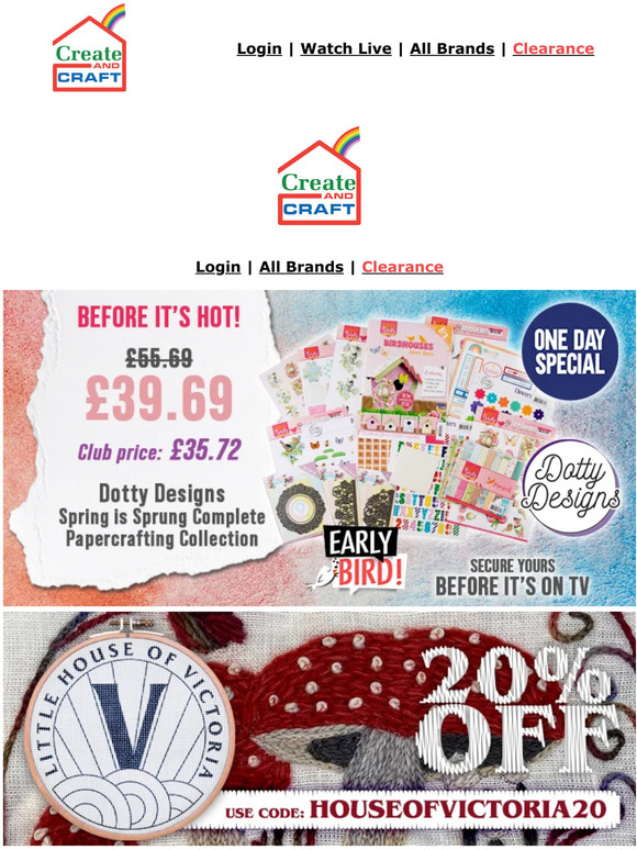Spring is sprung! Get the new collection from Dotty Designs before it airs with our Early Bird special