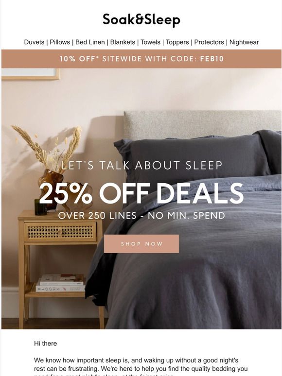 Soak And Sleep 💤Let's talk about sleep Milled