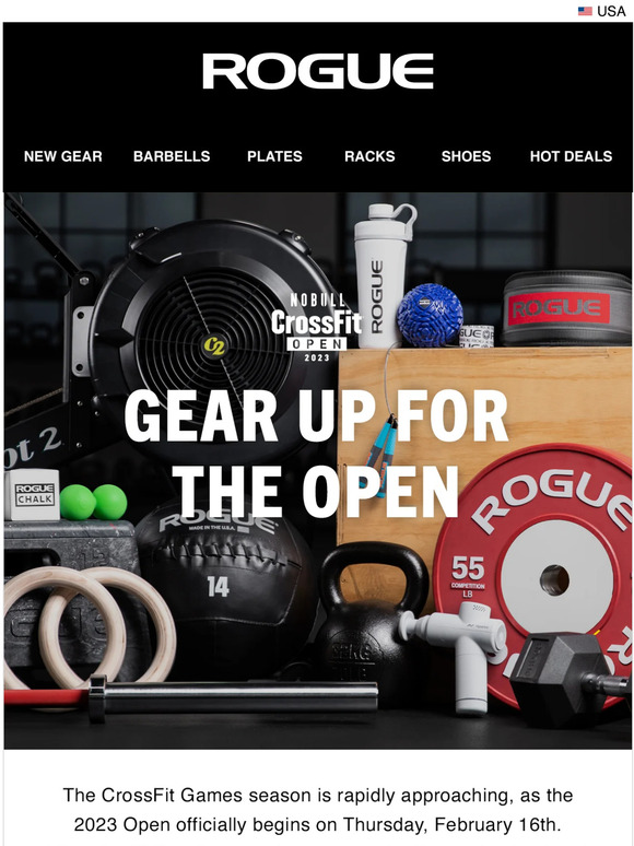 Rogue Fitness Gear Up for the 2023 NOBULL CrossFit Open! Milled