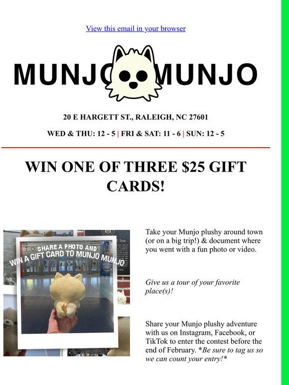 How to Score Munjo Money This February!