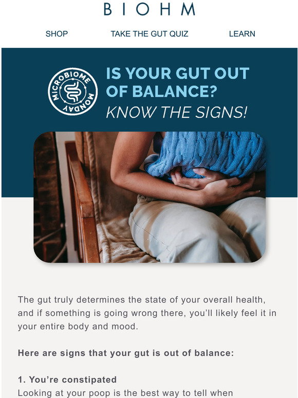 BIOHM: Is Your Gut Out Of Balance? | Milled