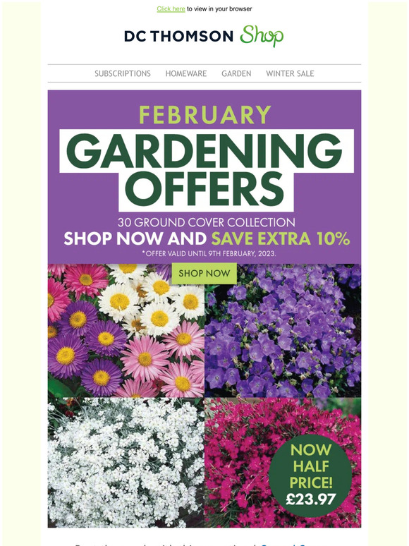 Save an extra 10% on plants 🌺