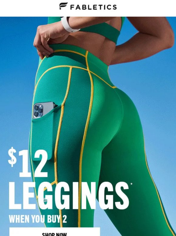 Fabletics CA: Did someone say $12 leggings?