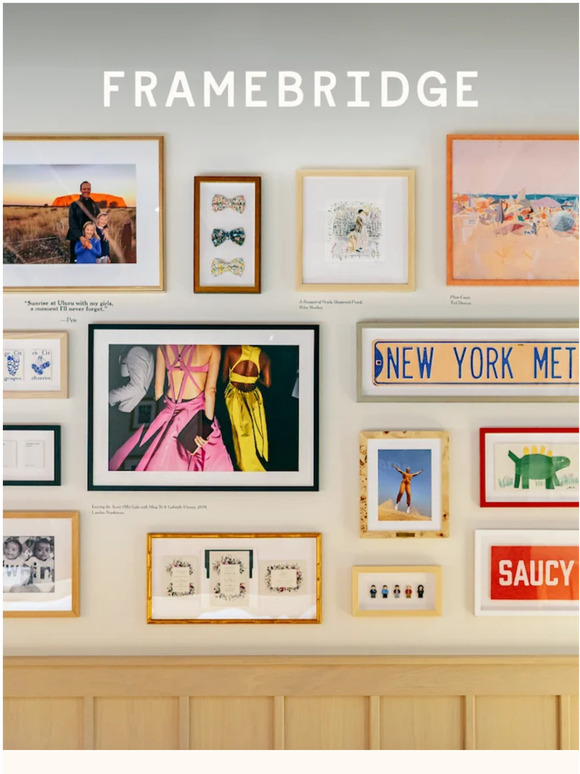 FrameBridge Now framing on the Upper East Side Milled