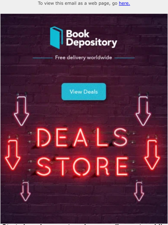 Up to 50% off Hundreds of Books
