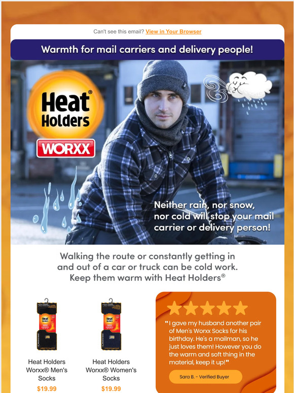 Want to keep the mail carrier or courier in the family warm? ✉️ 📦❄️🚚