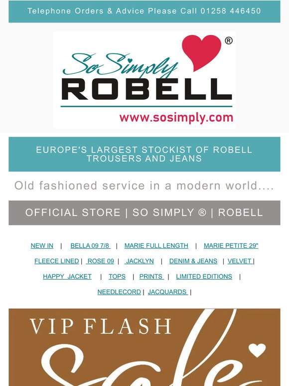 ⚡ VIP Flash Sale 10% off selected lines | ROBELL ® | Official Site