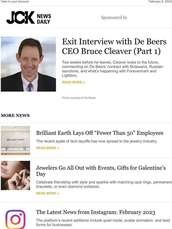 Exit Interview with De Beers CEO Bruce Cleaver (Part 1)