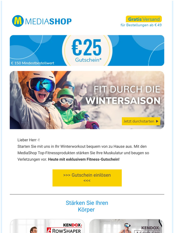 Jetzt 25 Euro Gutschein einlösen