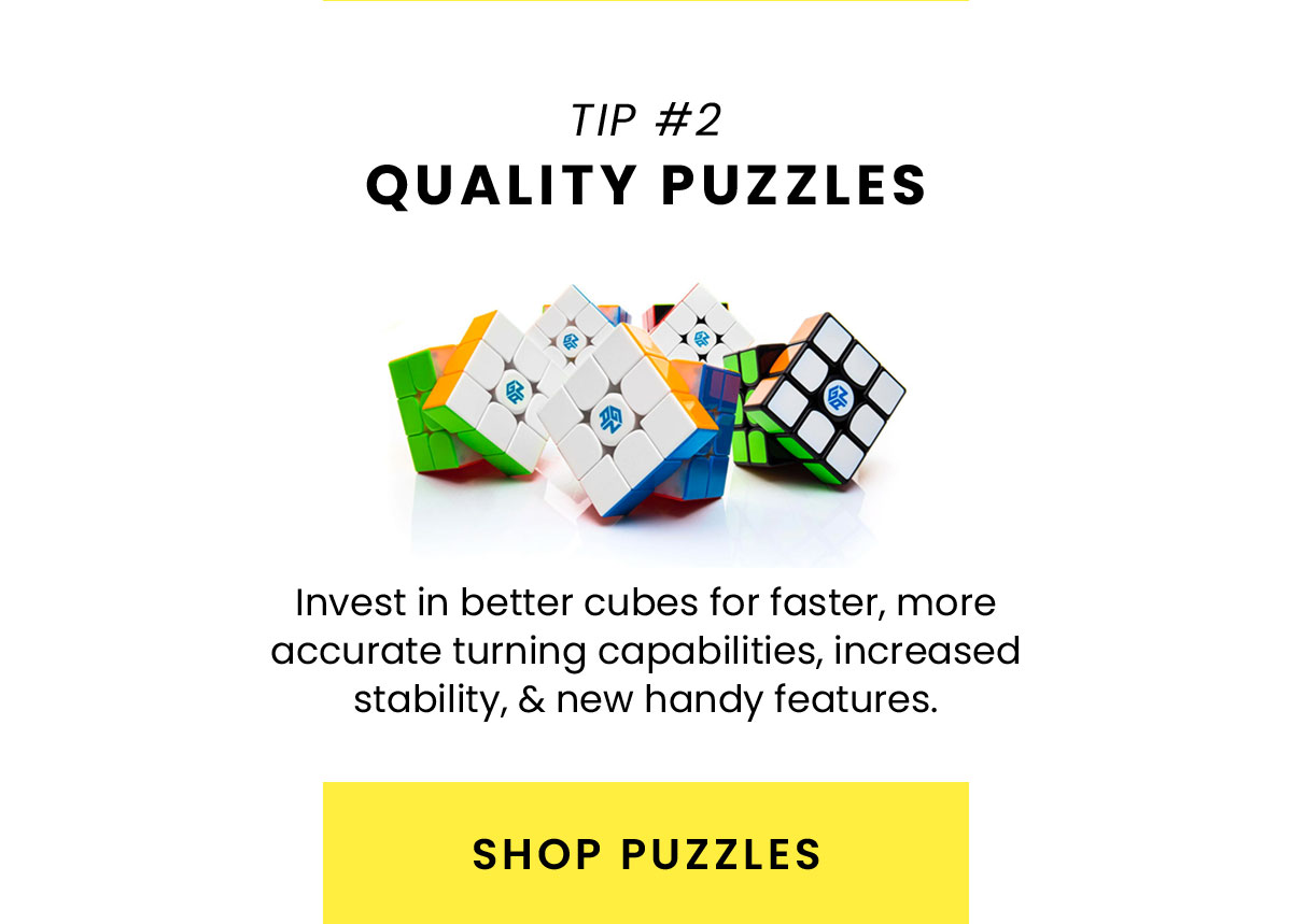 Tips for Better Solving Times Milled