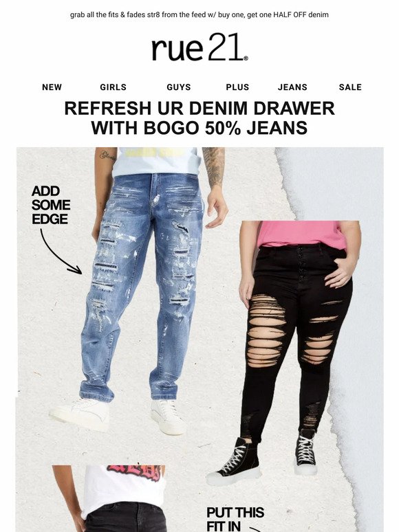 👖total DENIM daze in iconic new jeans