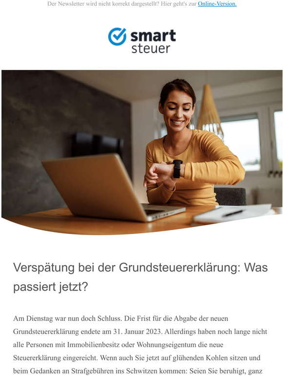 Smartsteuer - SteuererklÃ¤rung Online Machen: Verspätung Bei Der ...