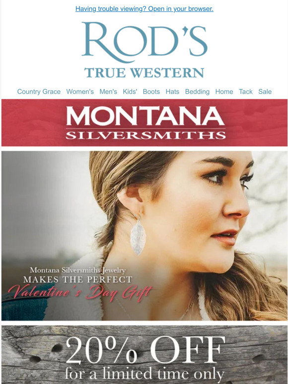 Rod's Western Palace 20 OFF Montana Silversmiths makes the perfect