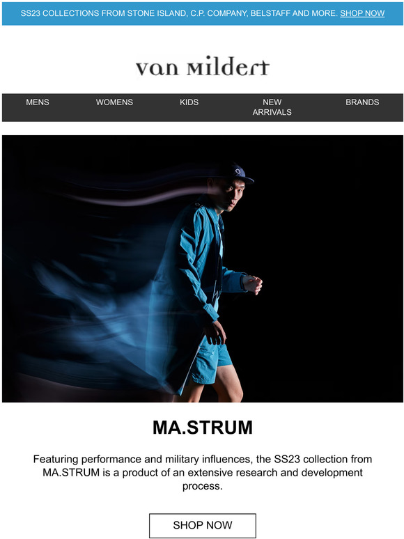 Van Mildert MA.STRUM SS23 Collection Milled