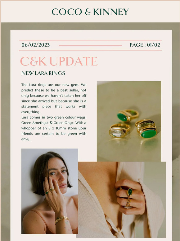 NEW IN Lara Rings