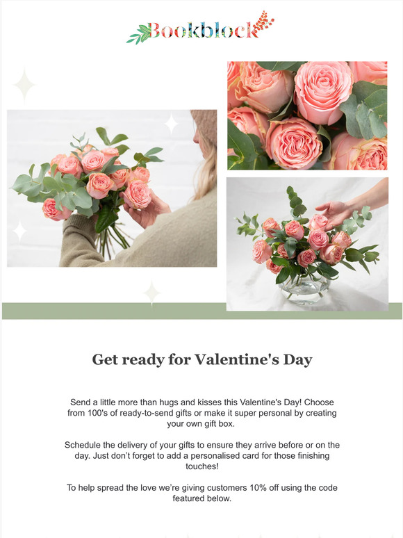 10% off Valentine's Day Gifts 🥂
