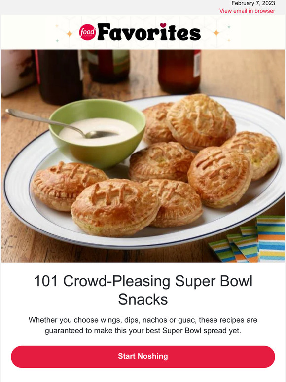 Most Popular Super Bowl Snacks
 Food Network Our 101 Most Popular Super Bowl Snacks