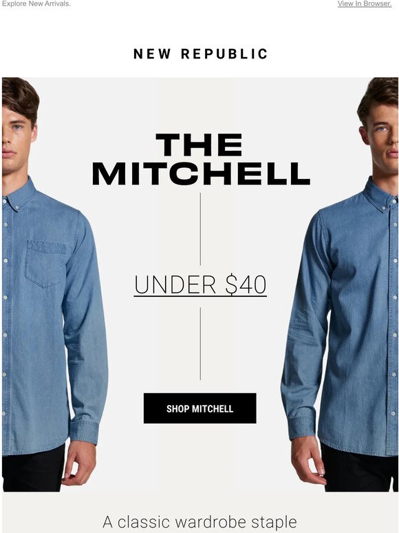 Under $40 | The Mitchell