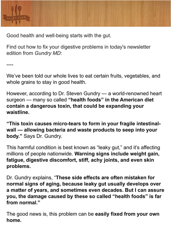 PaleoPlan How To Entirely Empty Your Bowels Every Morning Top