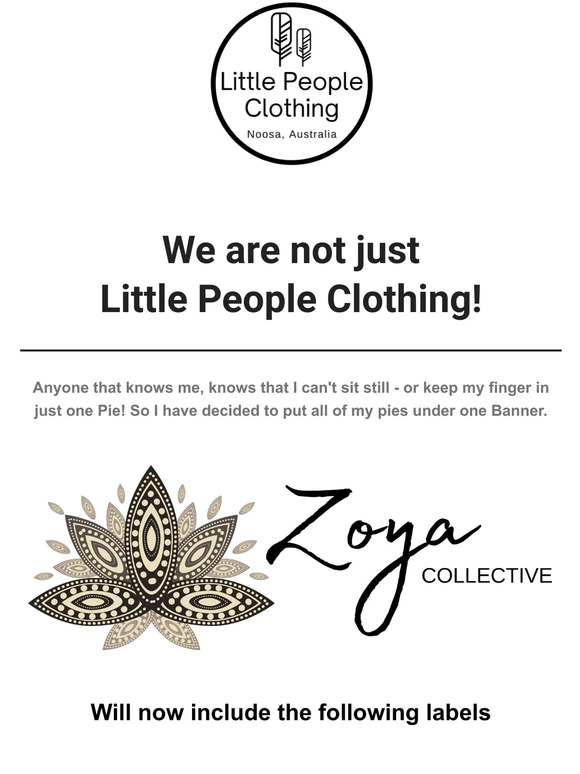 Our New Branding for Zoya Collective