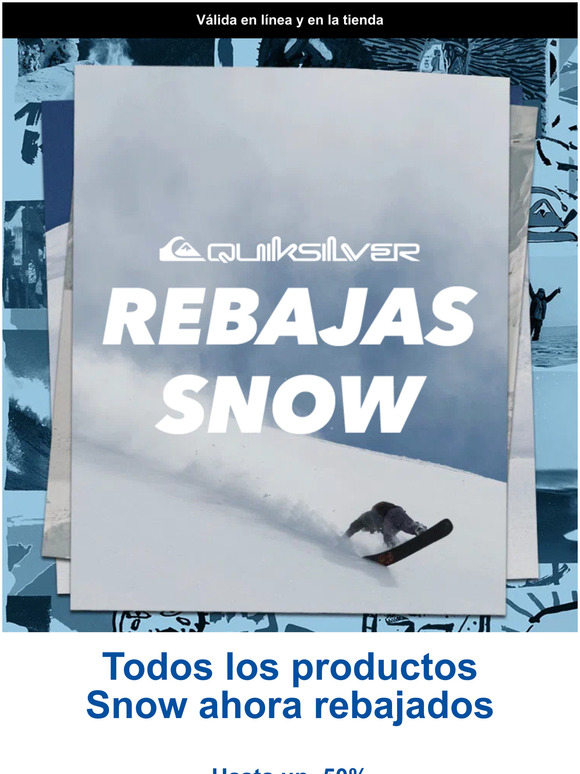 ¡Todos los productos Snow ahora rebajados, hasta un -50%!