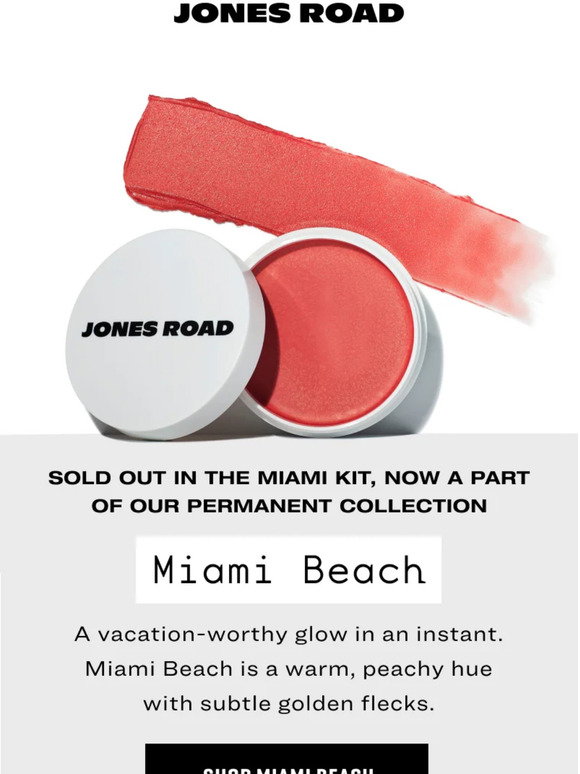 Jones Road Miracle Balm Miami Beach