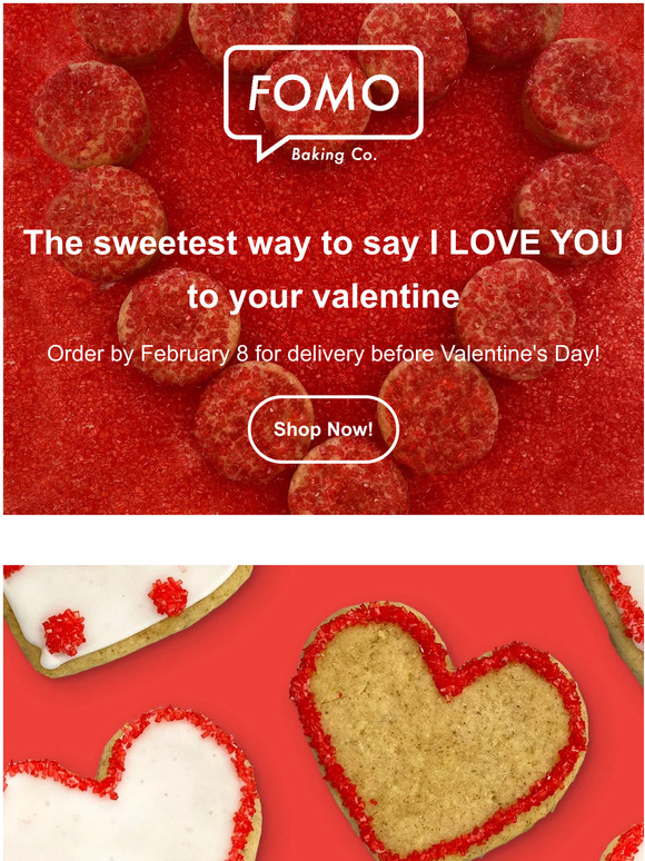 One Day Left To Order For Valentine's Day!