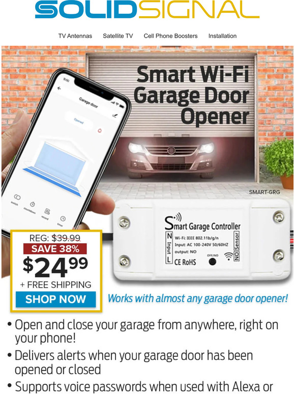 Solid Signal Turn your garage into a SMART garage!💡 Milled