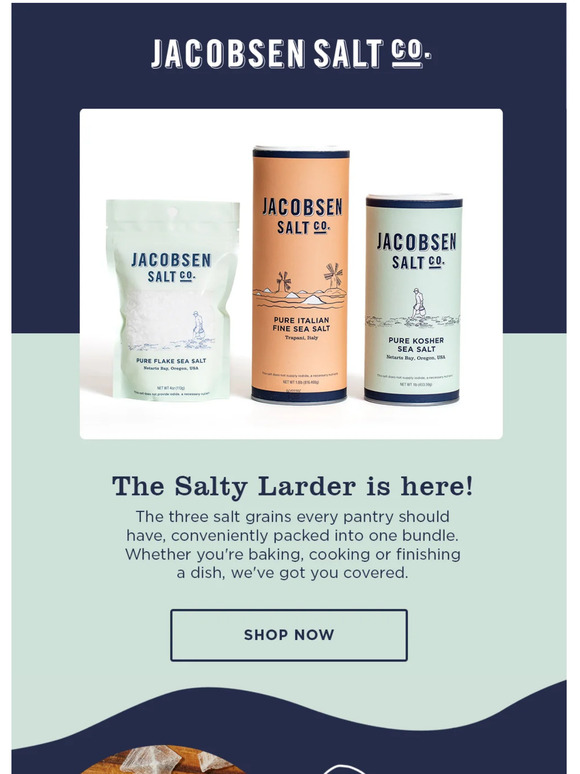 Jacobsen Salt Co. The three grains of salt you need to get started 💫