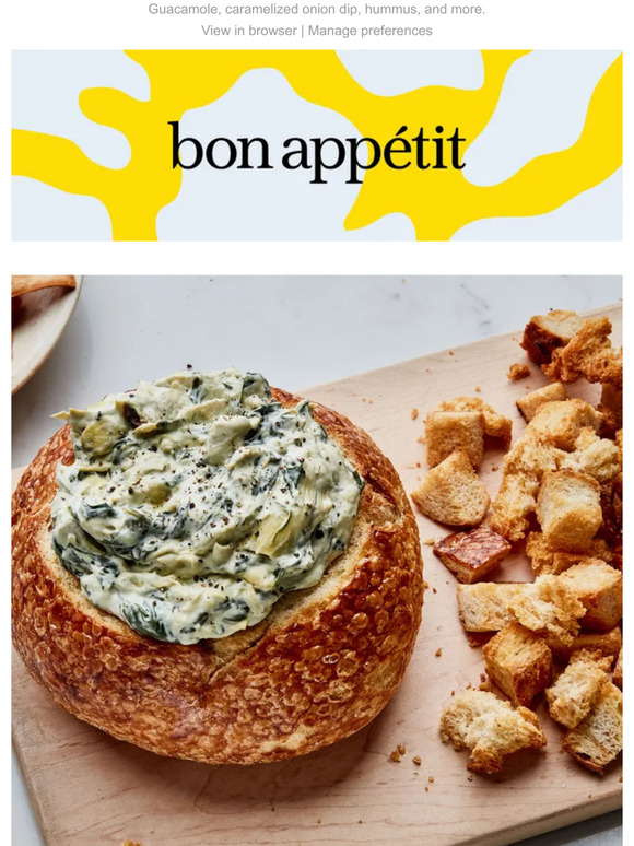 Bon Appétit Our Best Super Bowl Recipes—Dips, Wings, and More Milled