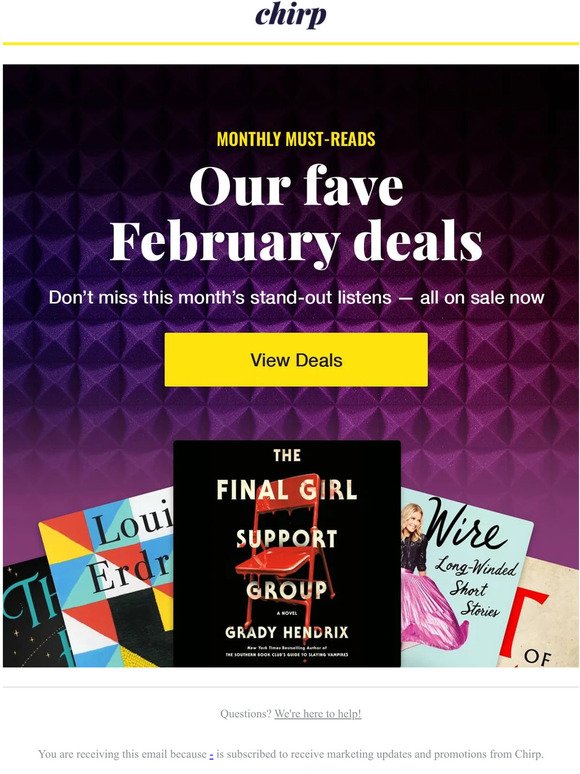 Our top February deals, on sale now!