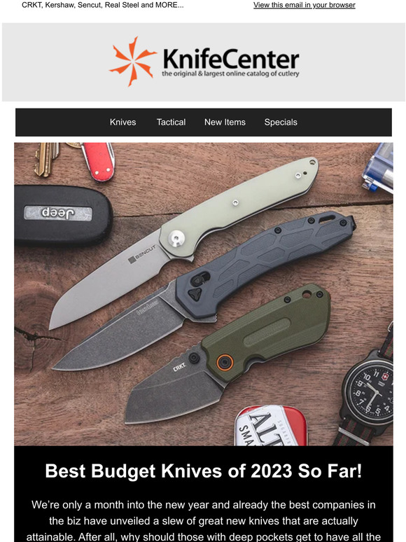 KnifeCenter Best Budget Knives of 2023 So Far! Milled