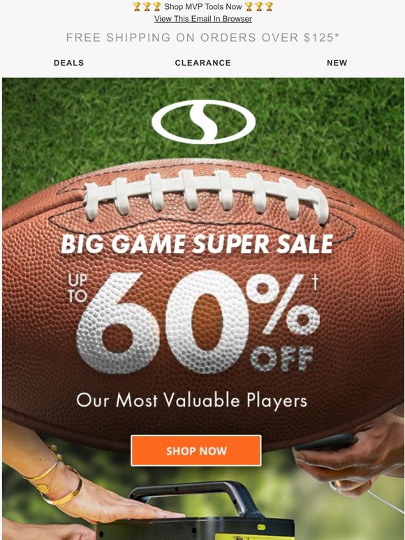 🏈[Big Game SUPER SALE!]🏈 Up to 60% OFF