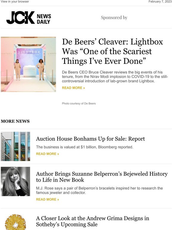 De Beers’ Cleaver: Lightbox Was “One of the Scariest Things I’ve Ever Done”