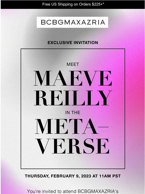 VIP Invite: Maeve Reilly in the Metaverse
