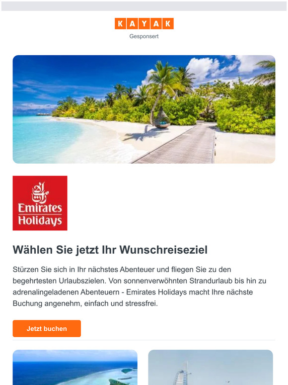 Exklusive Urlaubsangebote nur für begrenzte Zeit