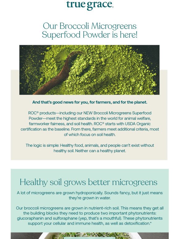 This microgreens powder is a global first