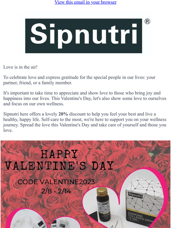 Sipnutri Valentine's Day Sale Starts Now!