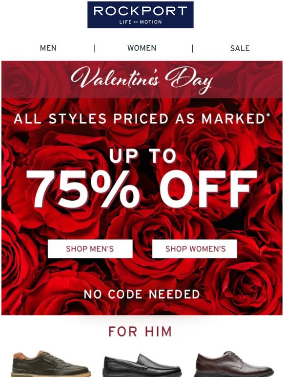 LAST CHANCE for up to 75% off styles we love!