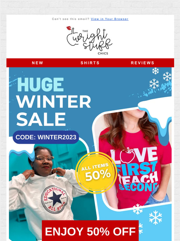 ❄️ HUGE winter sale is here