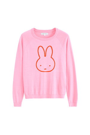 Pink Cotton Miffy Sweater