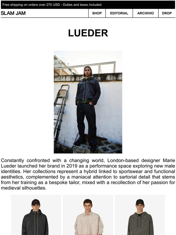 Slam Jam: Introducing: LUEDER | Focus On: Dries Van Noten | Milled