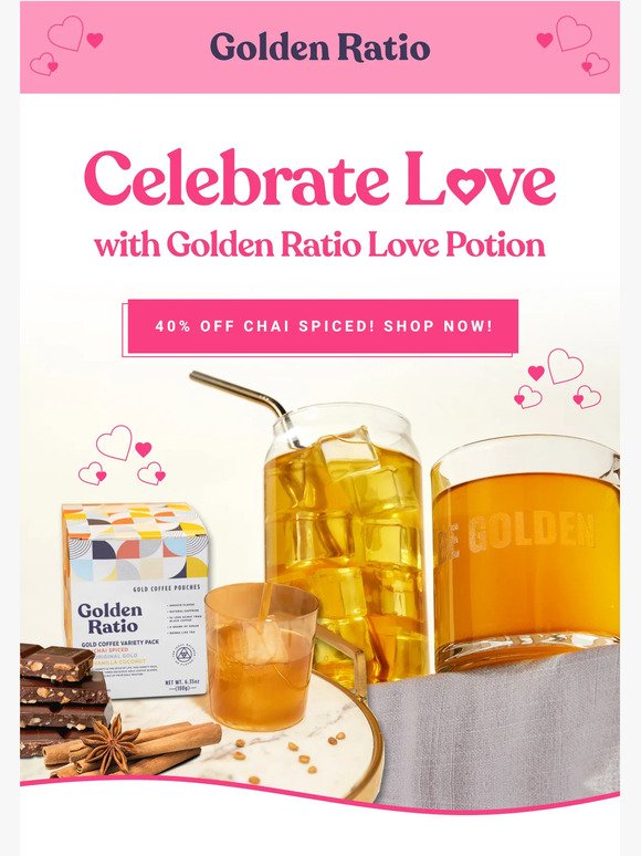 Celebrate Love with Golden Ratio's Love Potion 😍