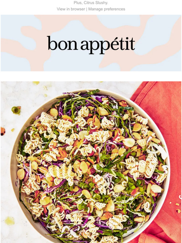 Bon Appétit Crunchy Ramen Noodle Salad With Cabbage Milled