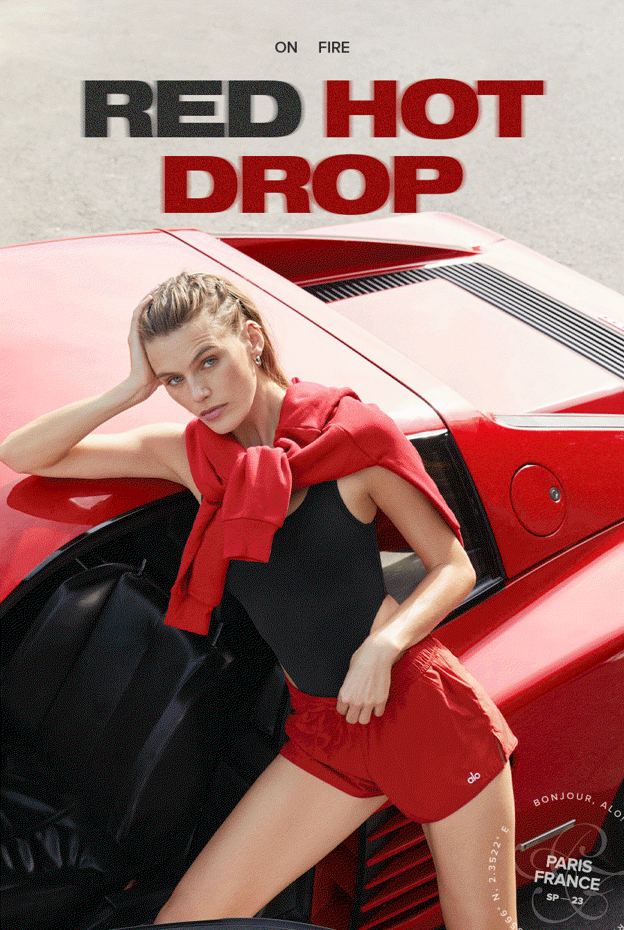 ON FIRE   RED HOT DROP      Get on this level — Classic Red is the update you need right now      SHOP NOW