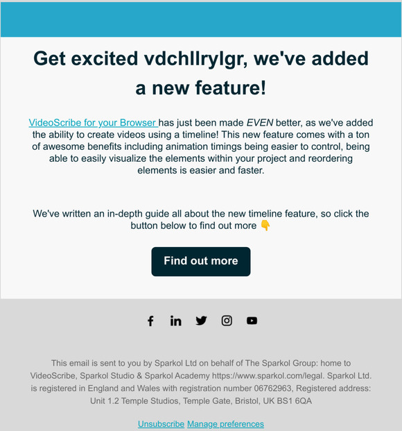 We've added a new feature to VideoScribe, —!